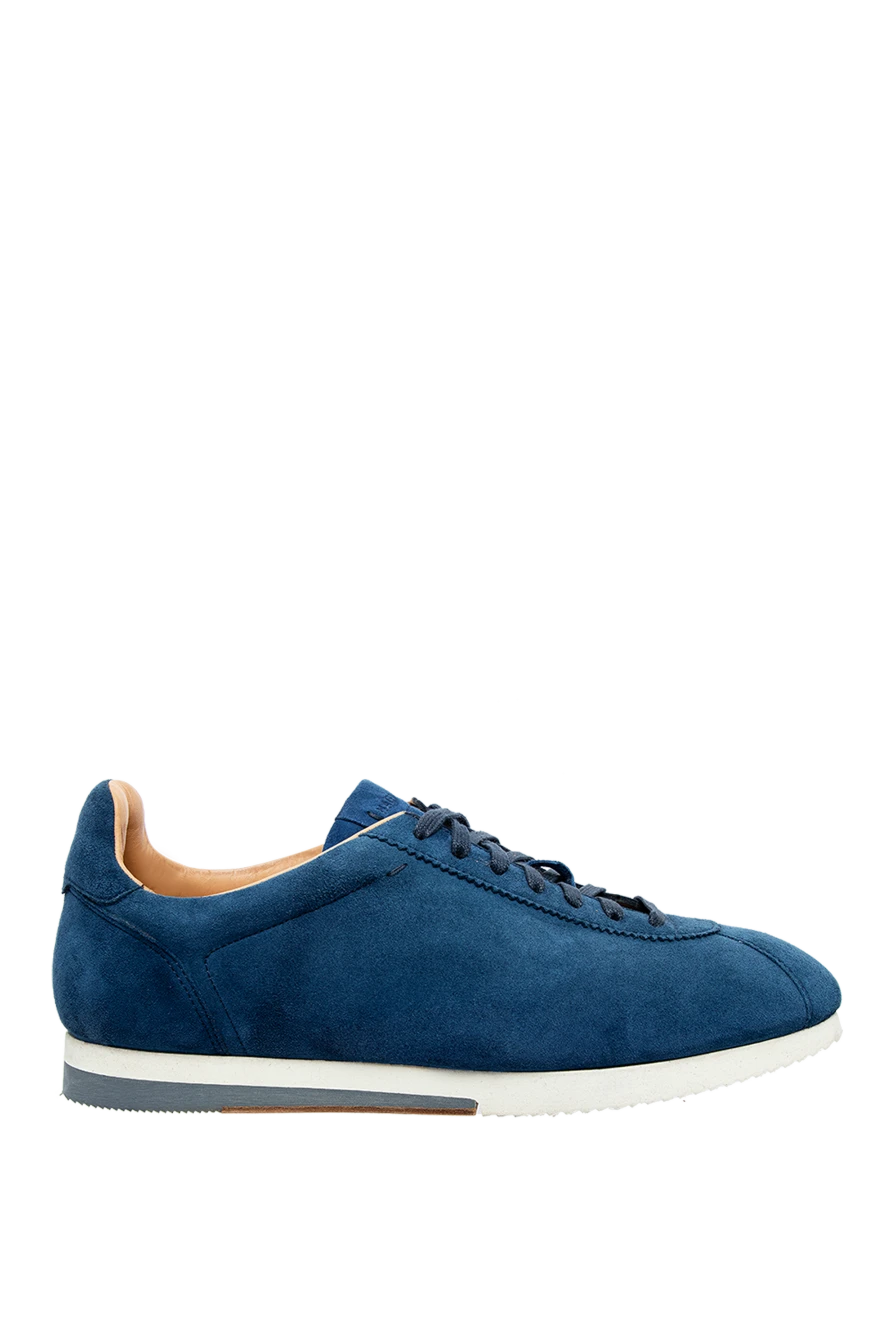 Magnanni man blue suede sneakers for men купить с ценами и фото 136852 - photo 1