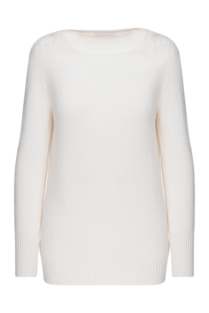 Ermanno Scervino woman white cashmere jumper for women купить с ценами и фото 136927 - photo 1