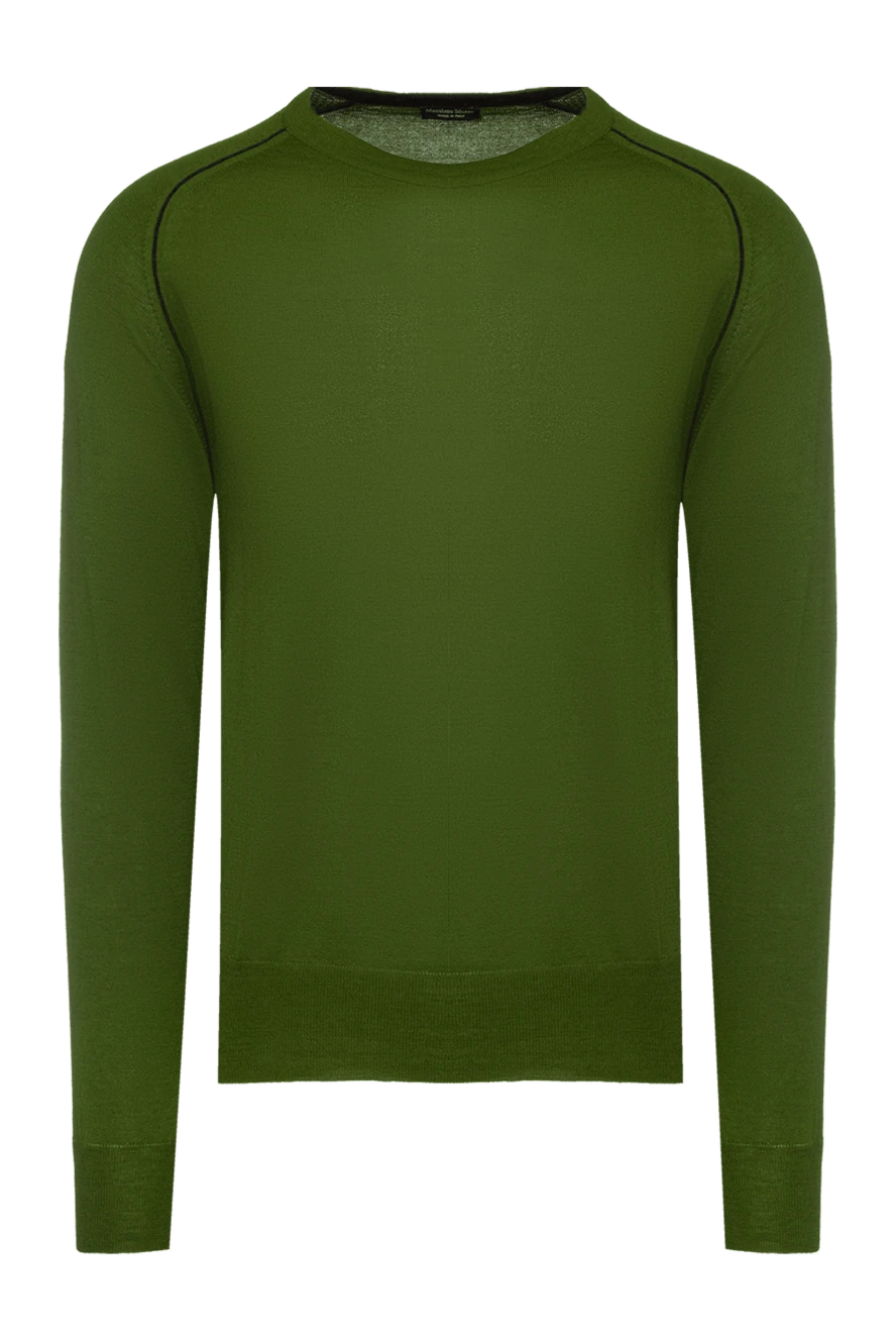 Massimo Sforza man cashmere jumper green for men купить с ценами и фото 137029 - photo 1