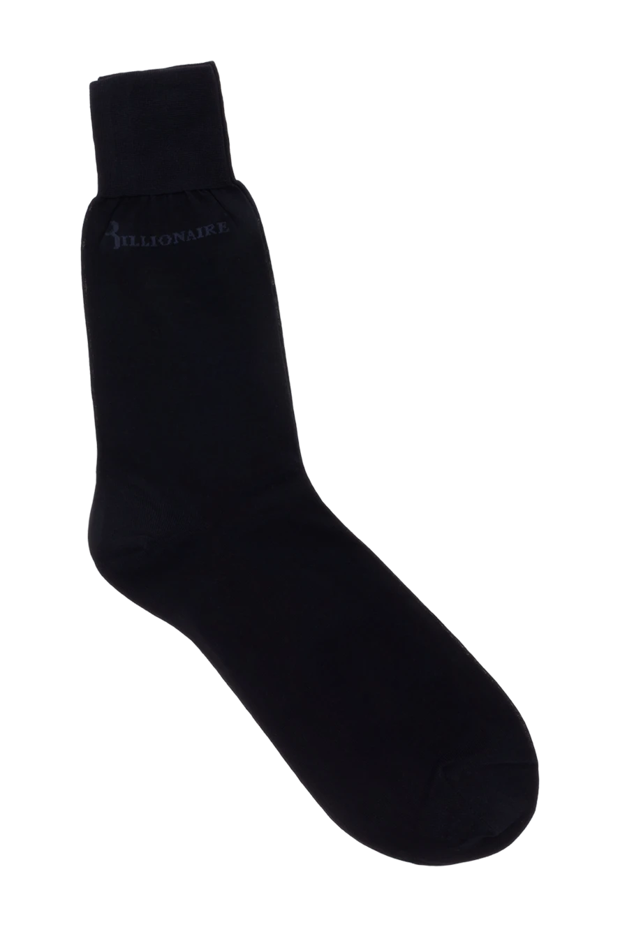 Billionaire man men's blue cotton socks купить с ценами и фото 137114 - photo 1