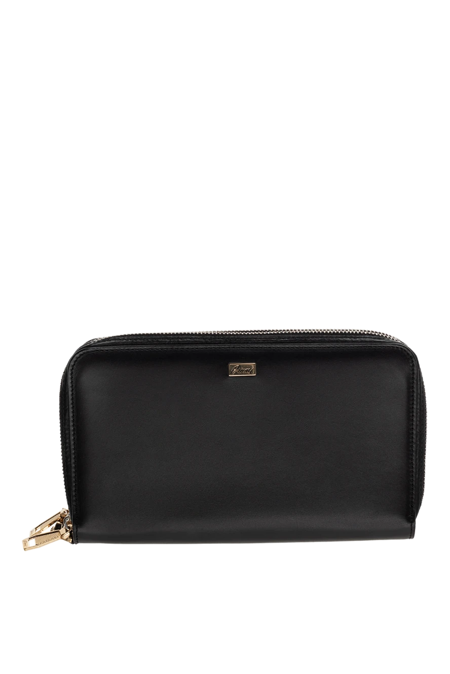 Brioni man black men's clutch bag made of genuine leather купить с ценами и фото 137139 - photo 1