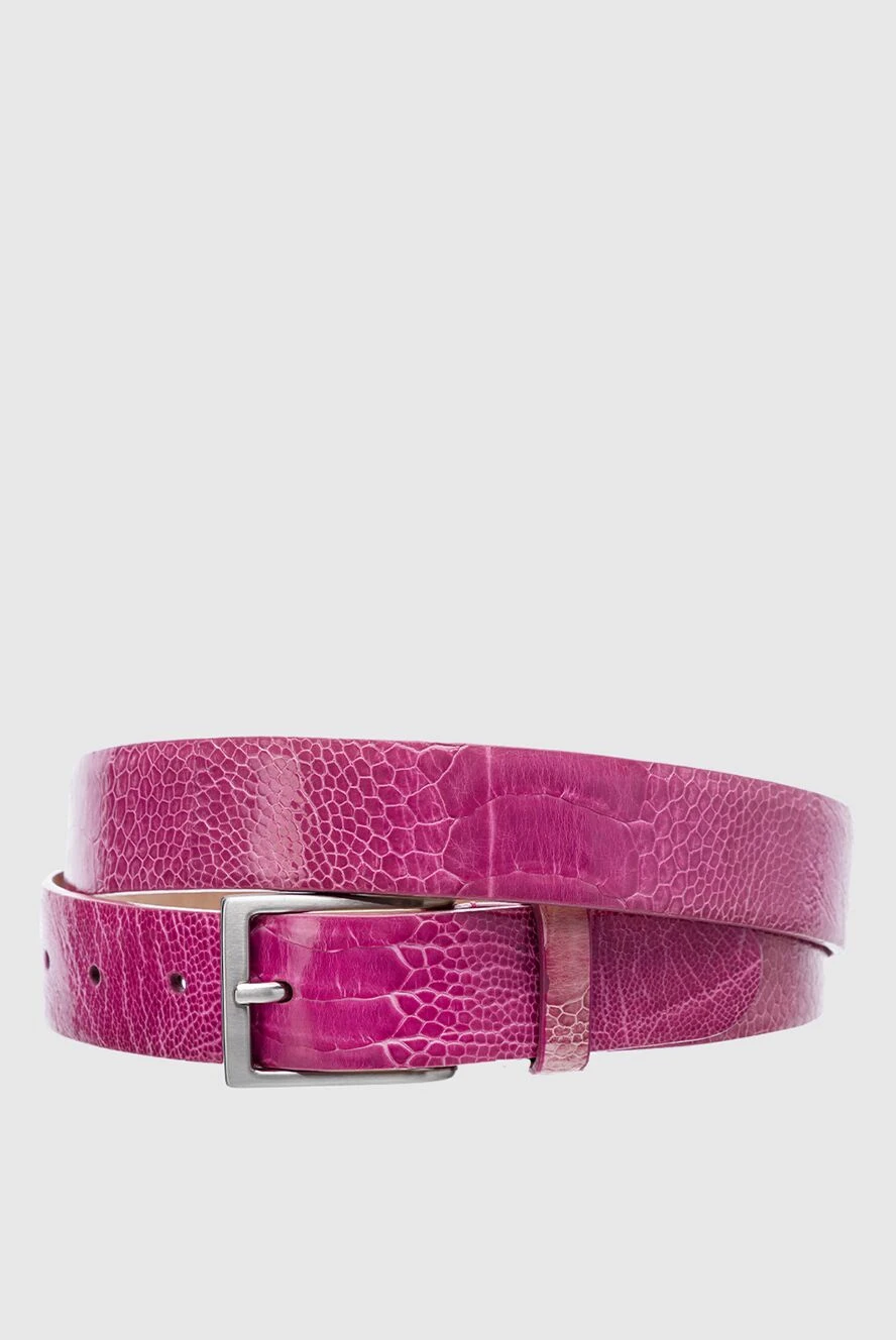 Cesare di Napoli woman pink leather belt for women купить с ценами и фото 137178 - photo 1