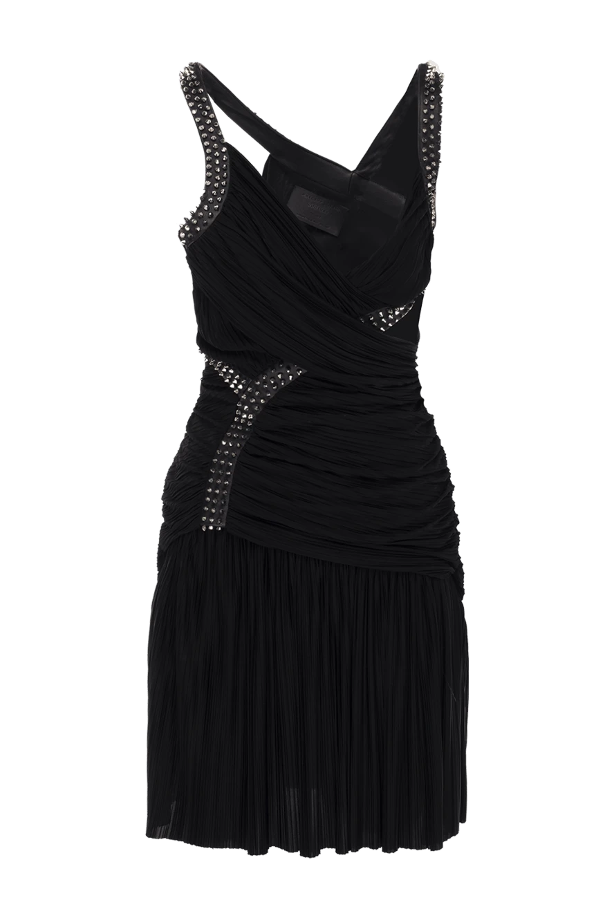 Philipp Plein woman black viscose and polyester dress for women купить с ценами и фото 137204 - photo 1