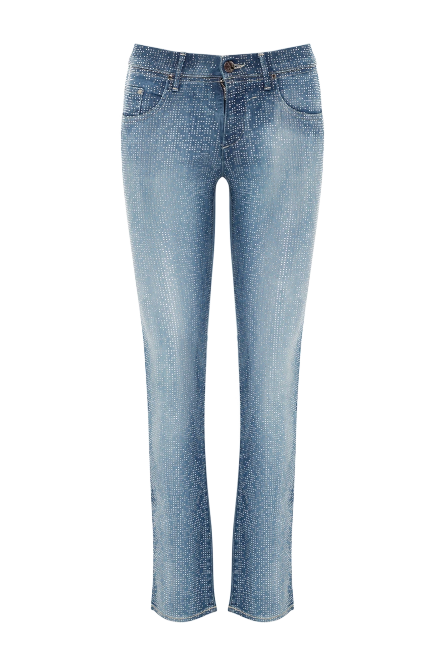 Jacob Cohen woman blue cotton jeans for women купить с ценами и фото 137323 - photo 1