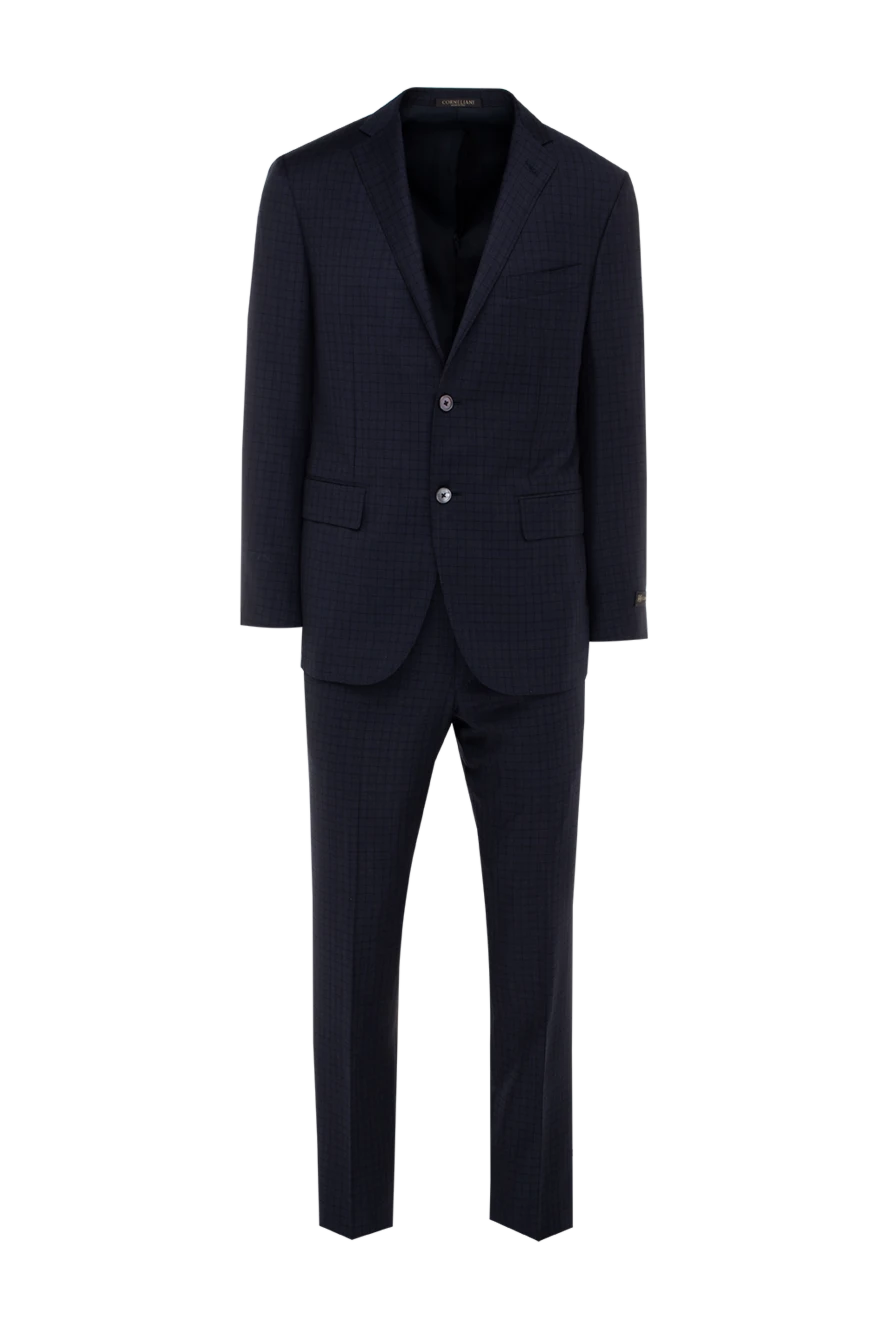 Corneliani man men's suit made of black wool купить с ценами и фото 137506 - photo 1