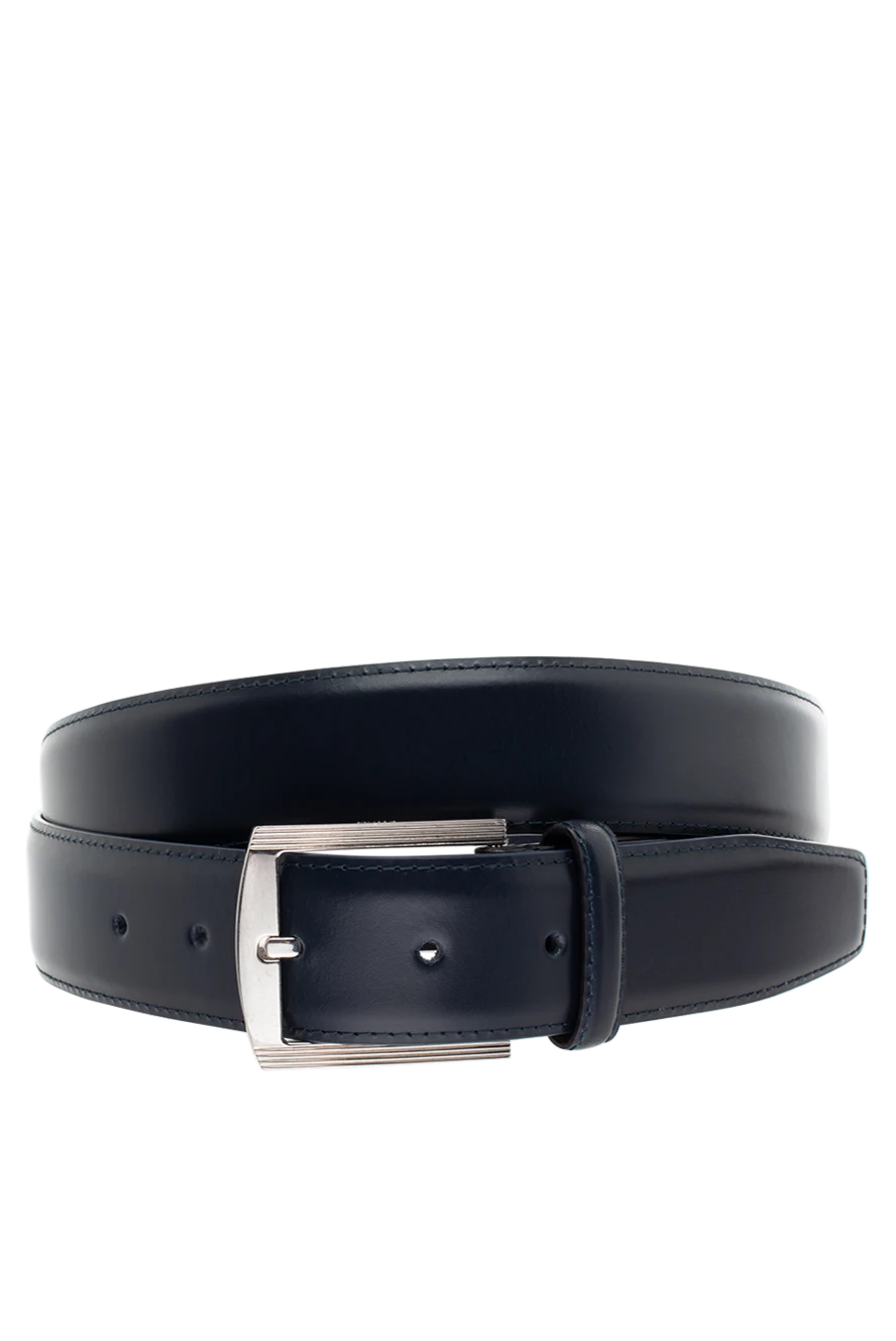 Kiton man black leather belt for men купить с ценами и фото 137676 - photo 1