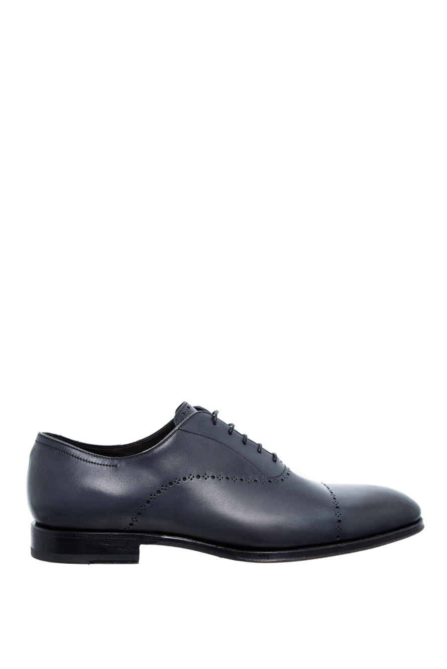 W.Gibbs man blue leather men's shoes купить с ценами и фото 137762 - photo 1