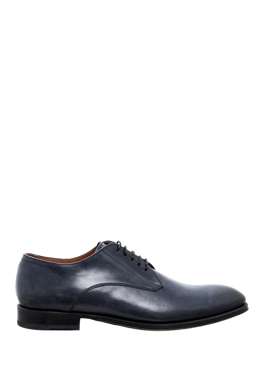 W.Gibbs man blue leather men's shoes купить с ценами и фото 137766 - photo 1