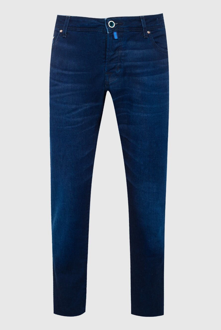 Jacob Cohen man blue cotton jeans for men купить с ценами и фото 137823 - photo 1