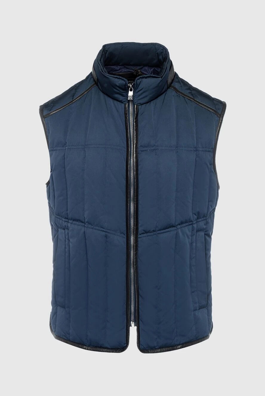 Corneliani man blue polyamide vest for men купить с ценами и фото 137912 - photo 1