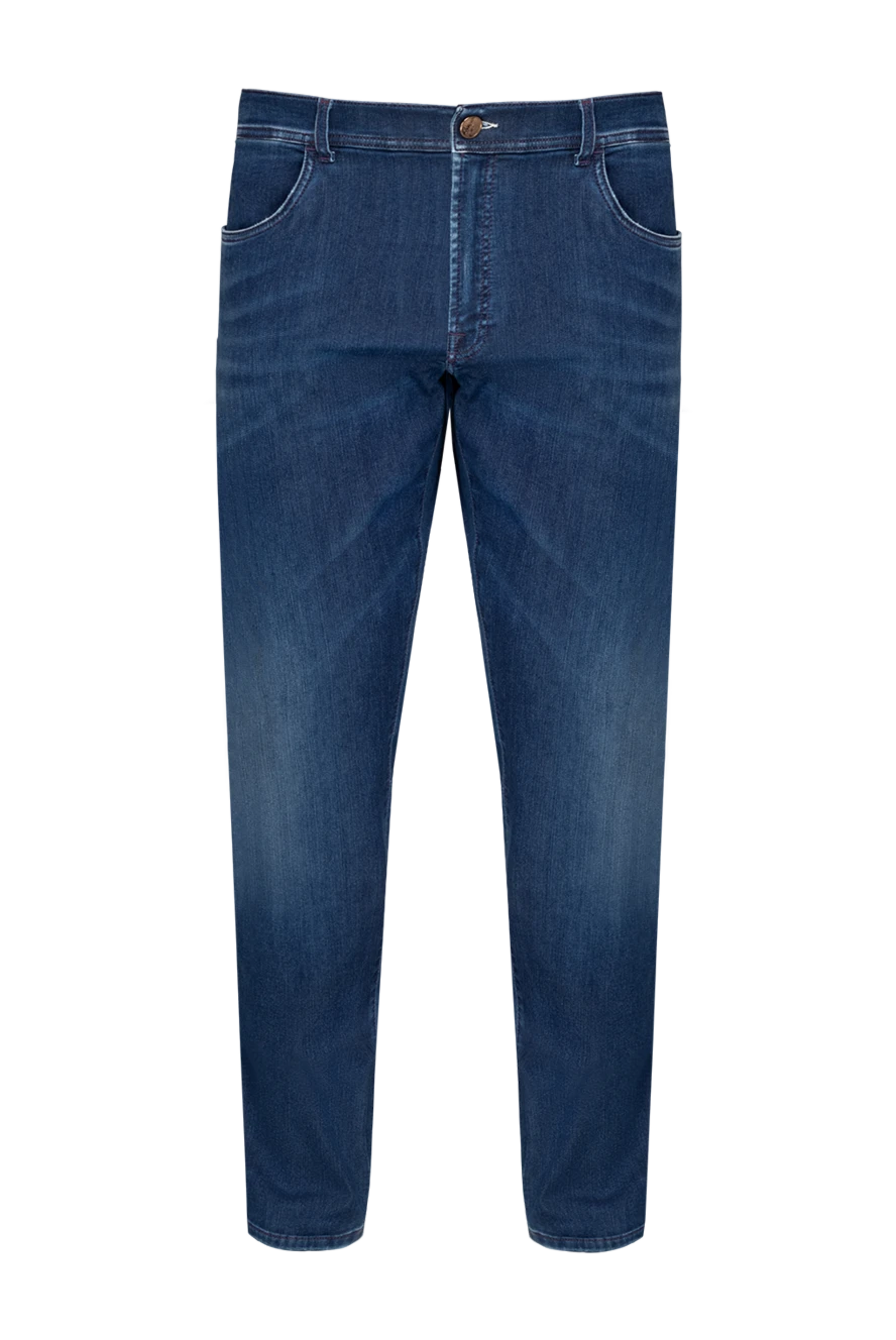 Scissor Scriptor man cotton and polyamide blue jeans for men купить с ценами и фото 137928 - photo 1