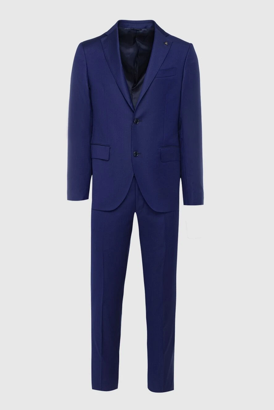 Sartoria Latorre man men's suit made of wool, blue купить с ценами и фото 137936 - photo 1