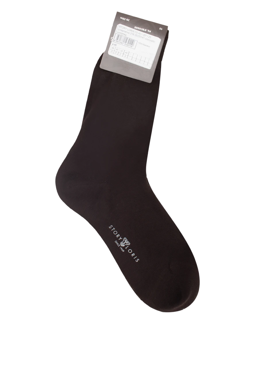 Story Loris man men's brown cotton socks купить с ценами и фото 138143 - photo 1