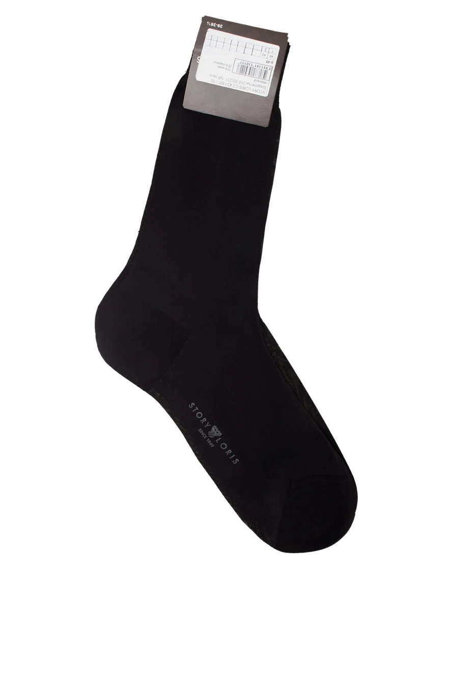 Story Loris man black men's silk and cotton socks купить с ценами и фото 138153 - photo 1