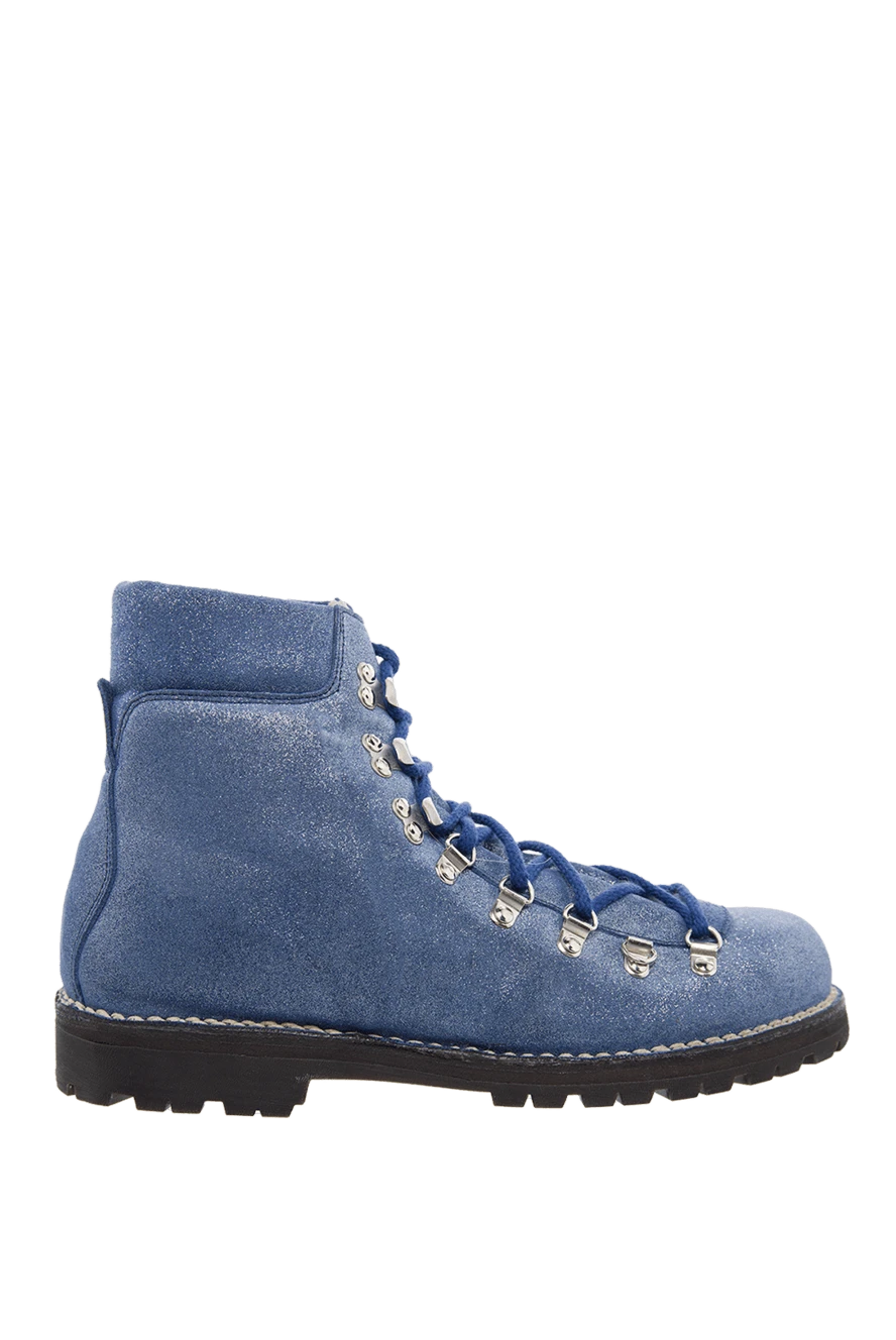 Andrea Ventura woman blue leather boots for women купить с ценами и фото 138229 - photo 1