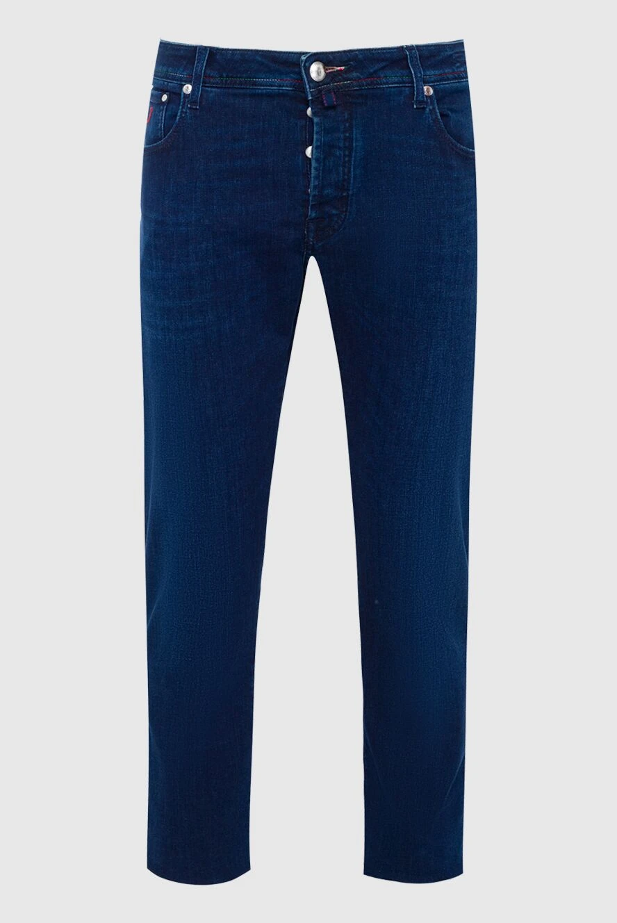 Jacob Cohen man blue cotton jeans for men купить с ценами и фото 138394 - photo 1