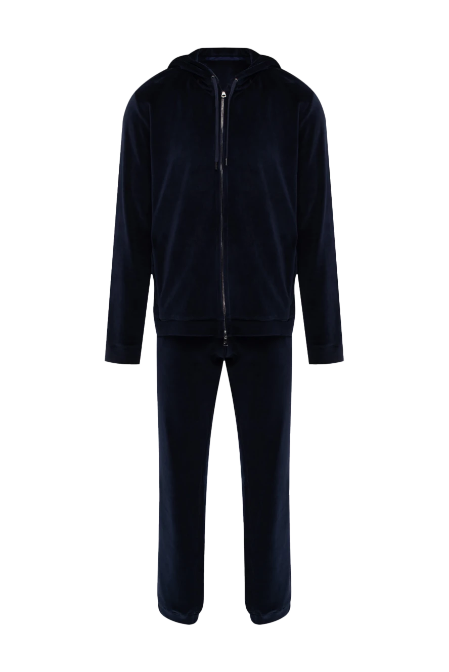 Derek Rose man men's sports suit made of cotton and polyamide, blue купить с ценами и фото 138459 - photo 1