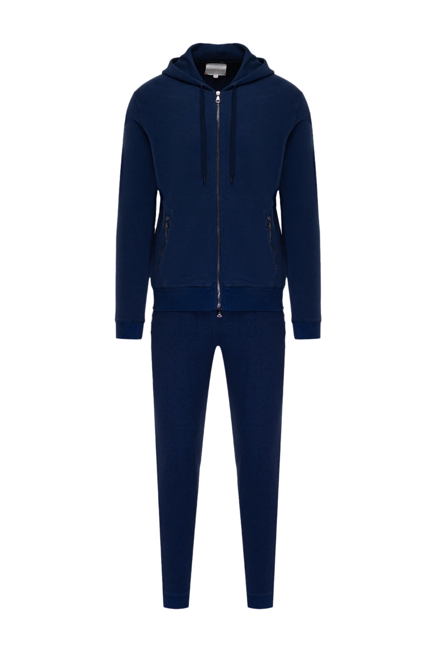 Derek Rose man men's cotton sports suit, blue купить с ценами и фото 138462 - photo 1