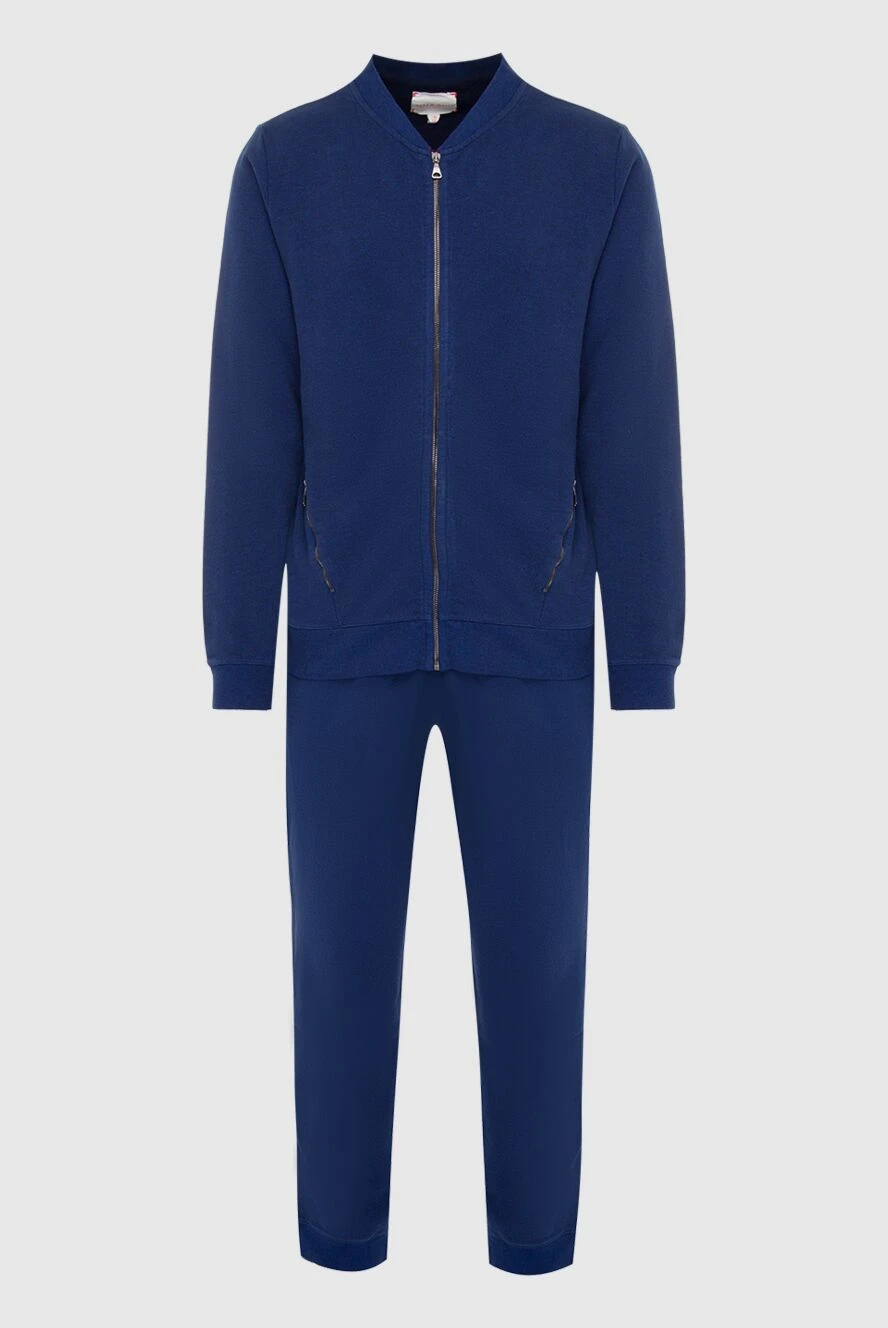 Derek Rose man men's cotton sports suit, blue купить с ценами и фото 138463 - photo 1