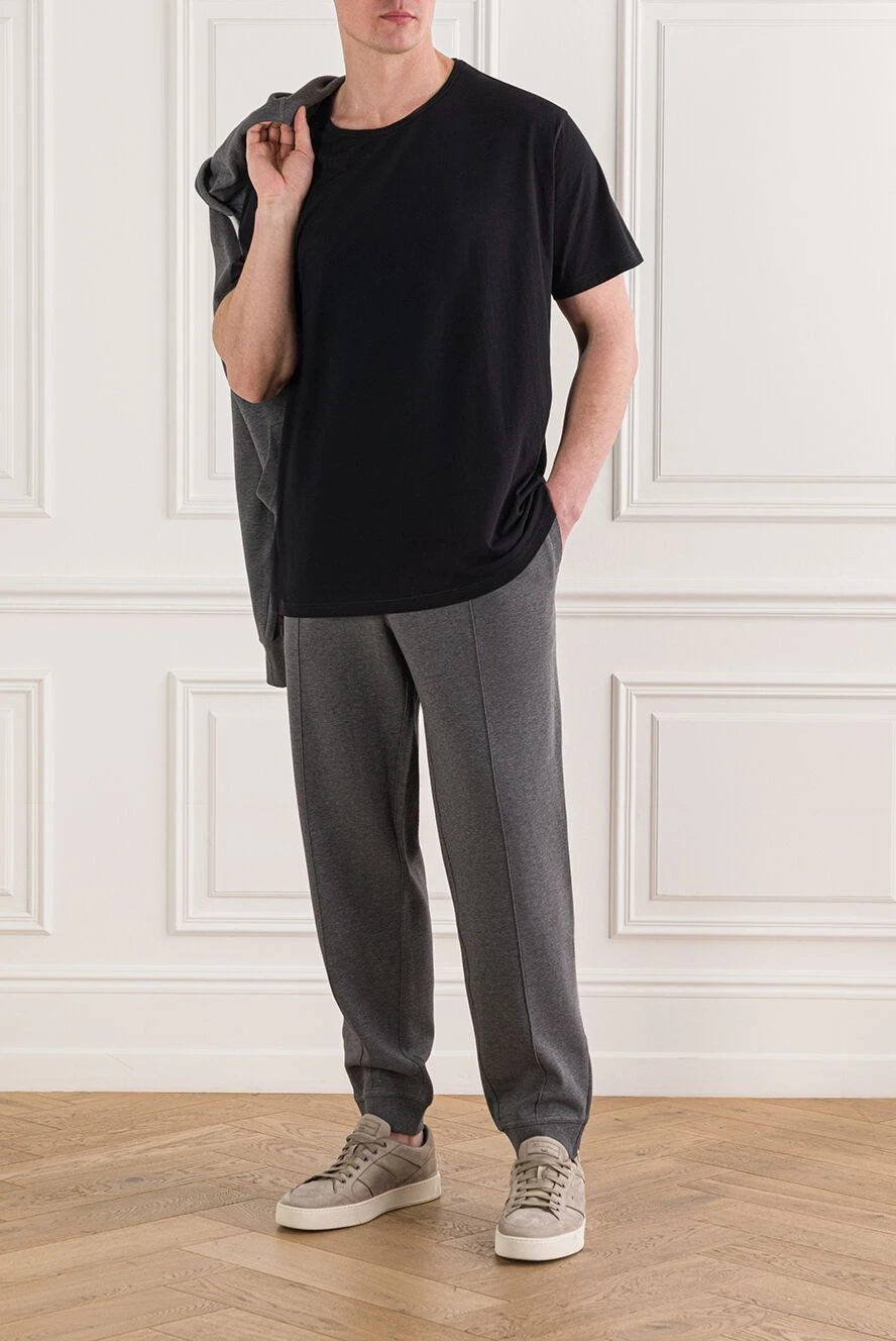 Derek Rose black cotton t-shirt for men 138467 - photo 1