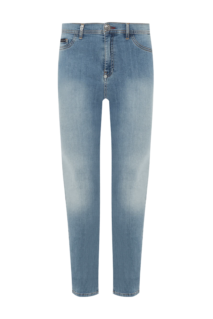 Philipp Plein woman blue cotton jeans for women купить с ценами и фото 138704 - photo 1