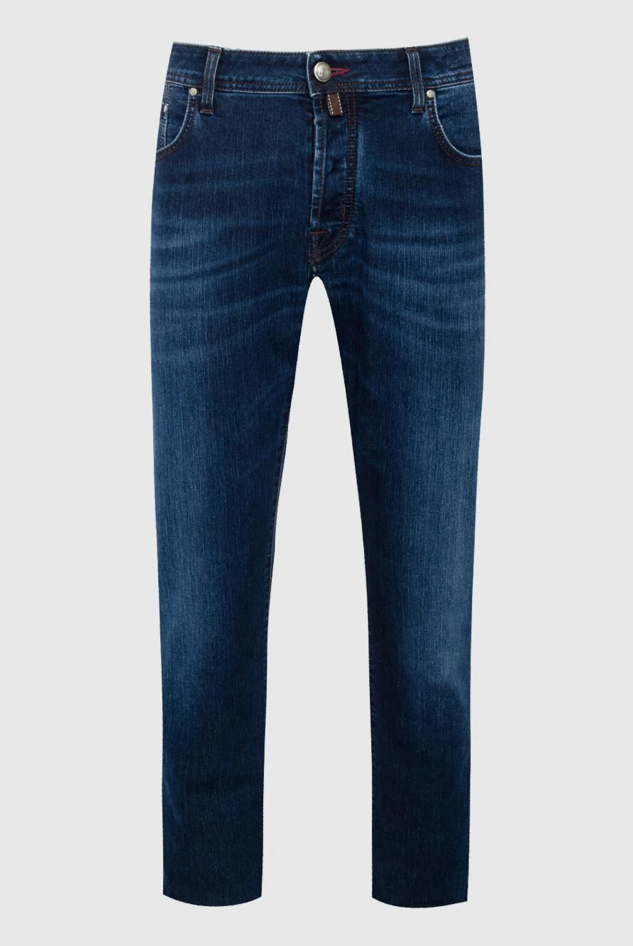 Jacob Cohen man cotton and polyester jeans blue for men купить с ценами и фото 138777 - photo 1