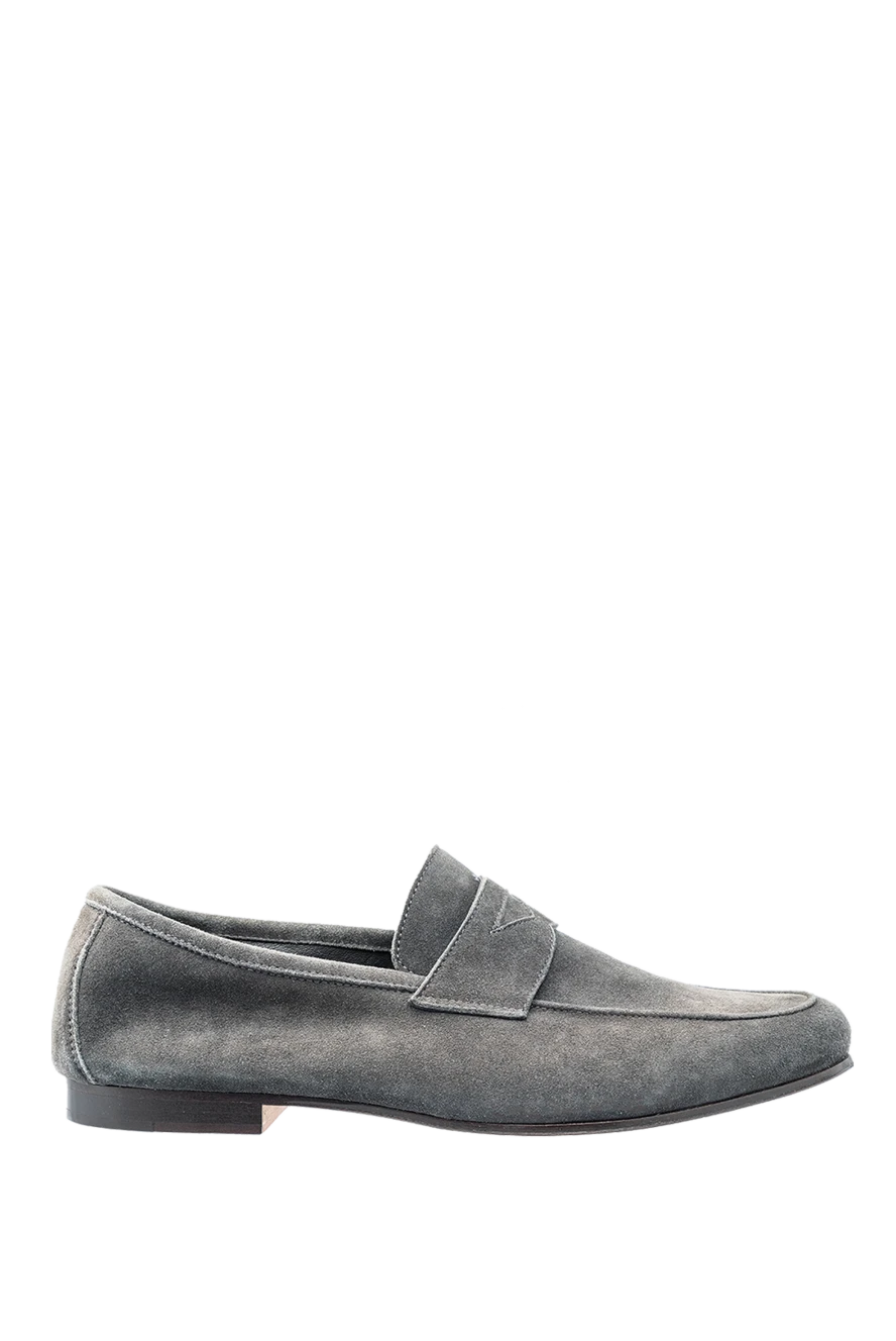 Andrea Ventura man gray suede loafers for men купить с ценами и фото 138823 - photo 1