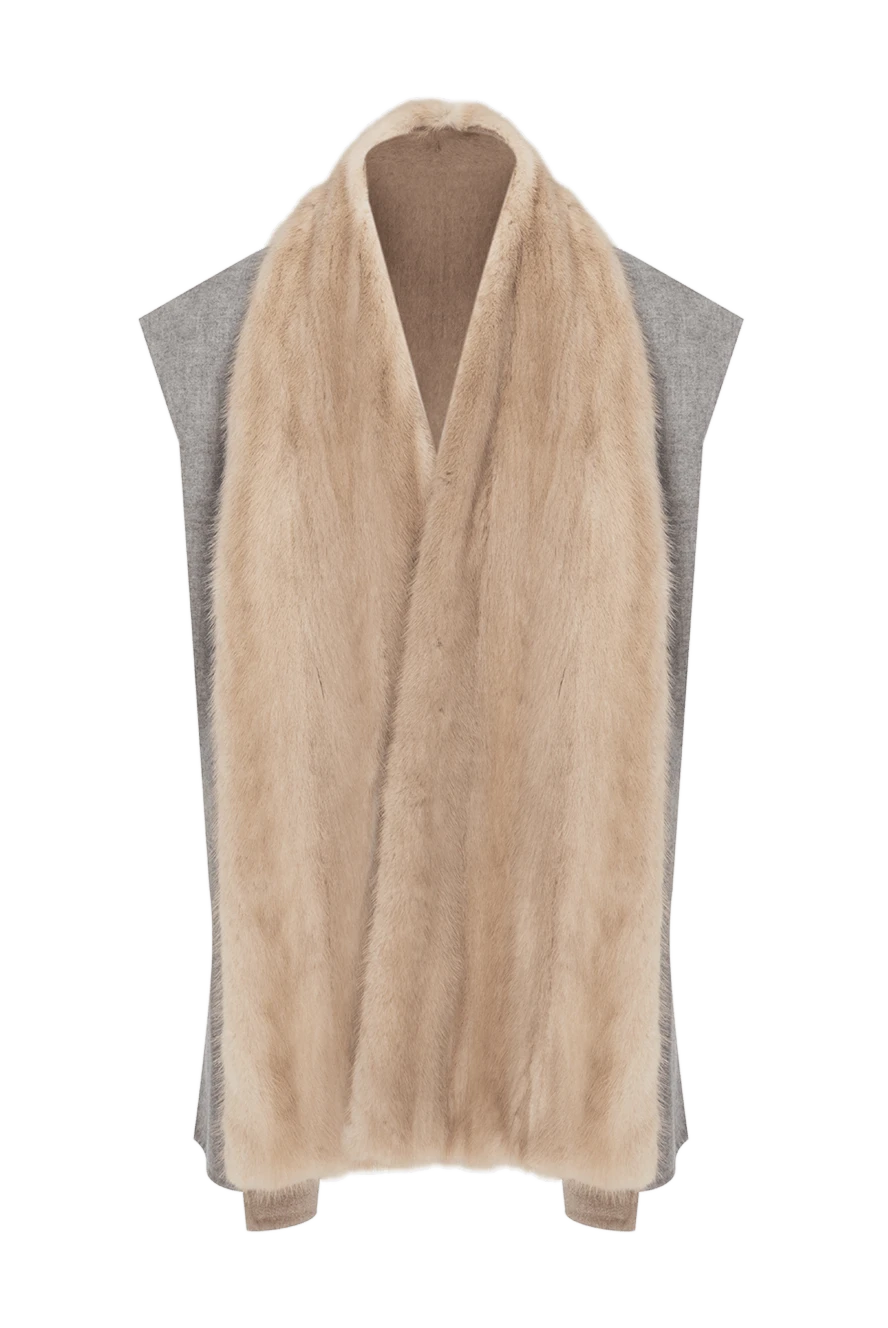 Bilancioni woman beige vest for women купить с ценами и фото 139140 - photo 1