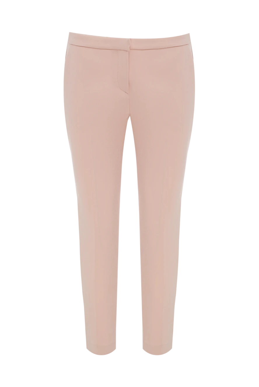 Ermanno Scervino woman pink polyester and acetate trousers for women купить с ценами и фото 139171 - photo 1