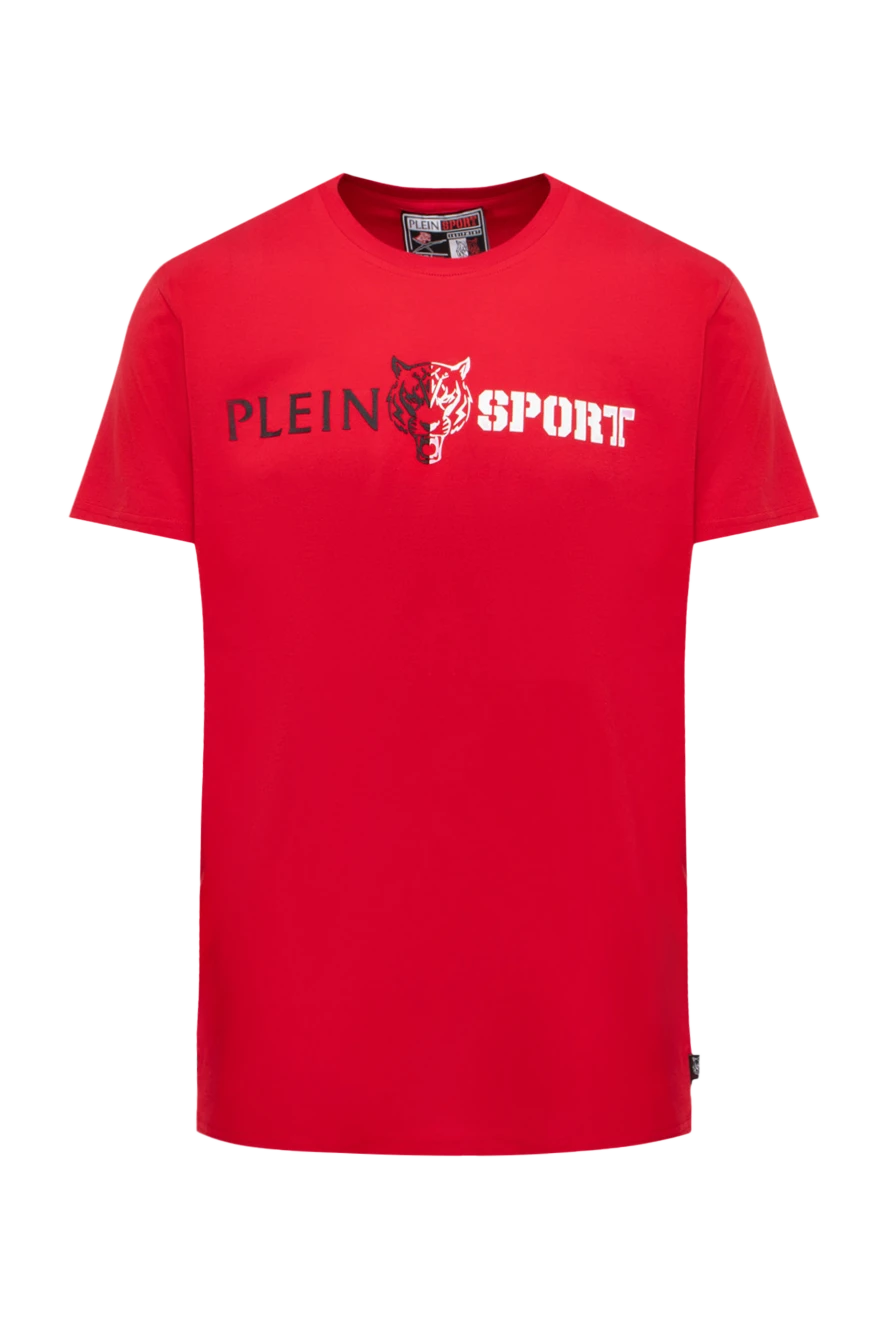 Philipp Plein man red cotton t-shirt for men купить с ценами и фото 139193 - photo 1