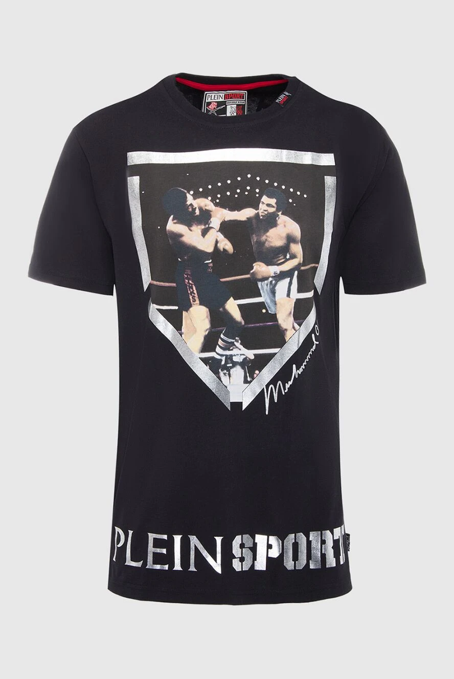 Philipp Plein man black cotton t-shirt for men купить с ценами и фото 139245 - photo 1