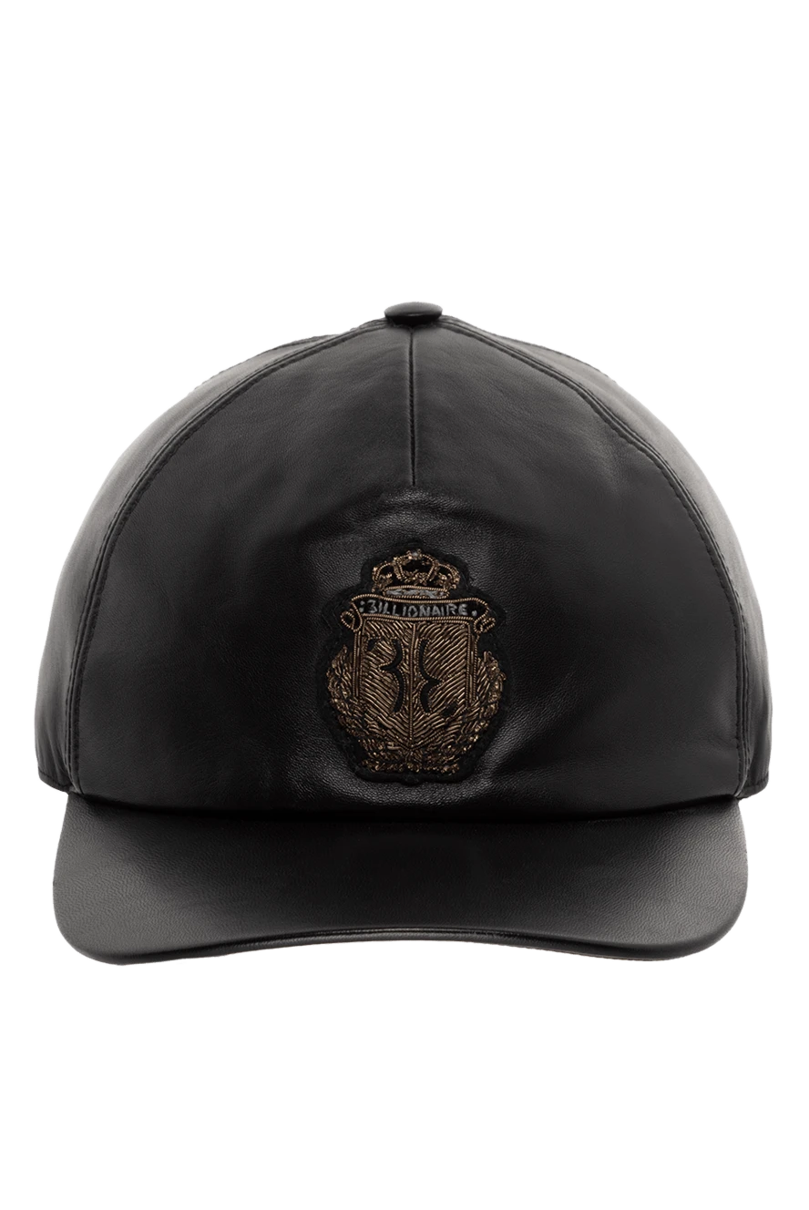 Billionaire man black leather cap for men купить с ценами и фото 139342 - photo 1