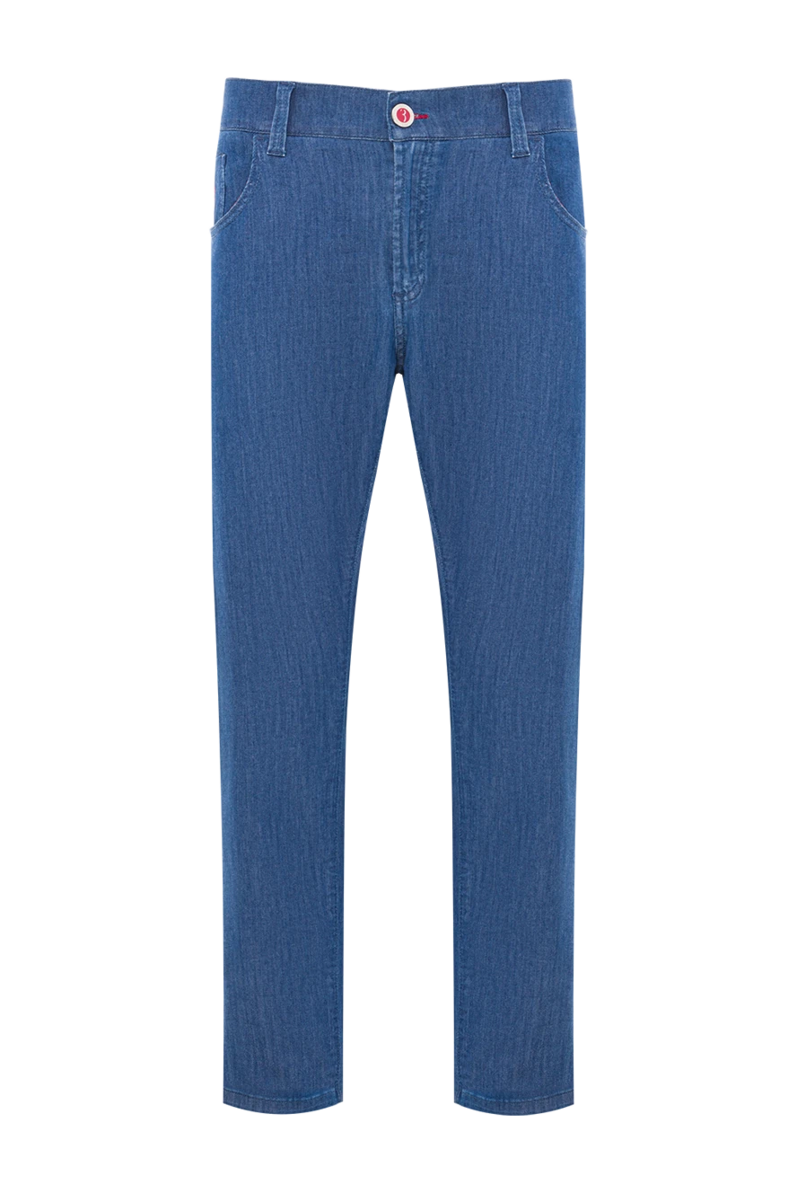 Billionaire синие джинсы с вышивкой герба и декоративными швами красного цвета
139343 - фото 1