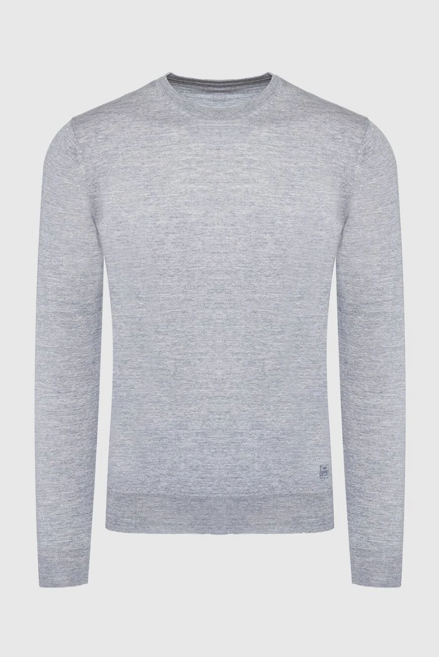 Corneliani man wool jumper gray for men купить с ценами и фото 139399 - photo 1