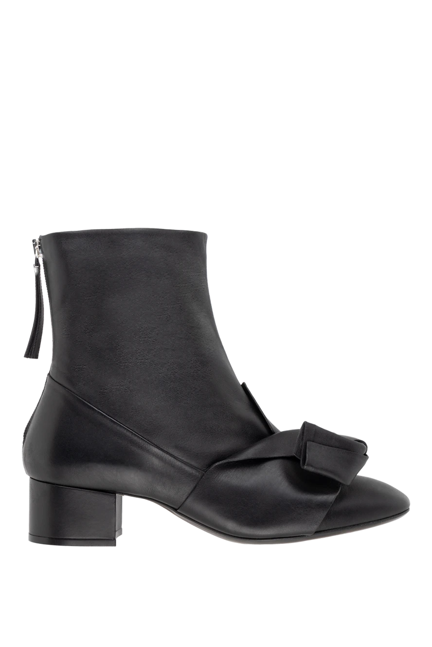 N21 woman black leather boots for women купить с ценами и фото 139567 - photo 1