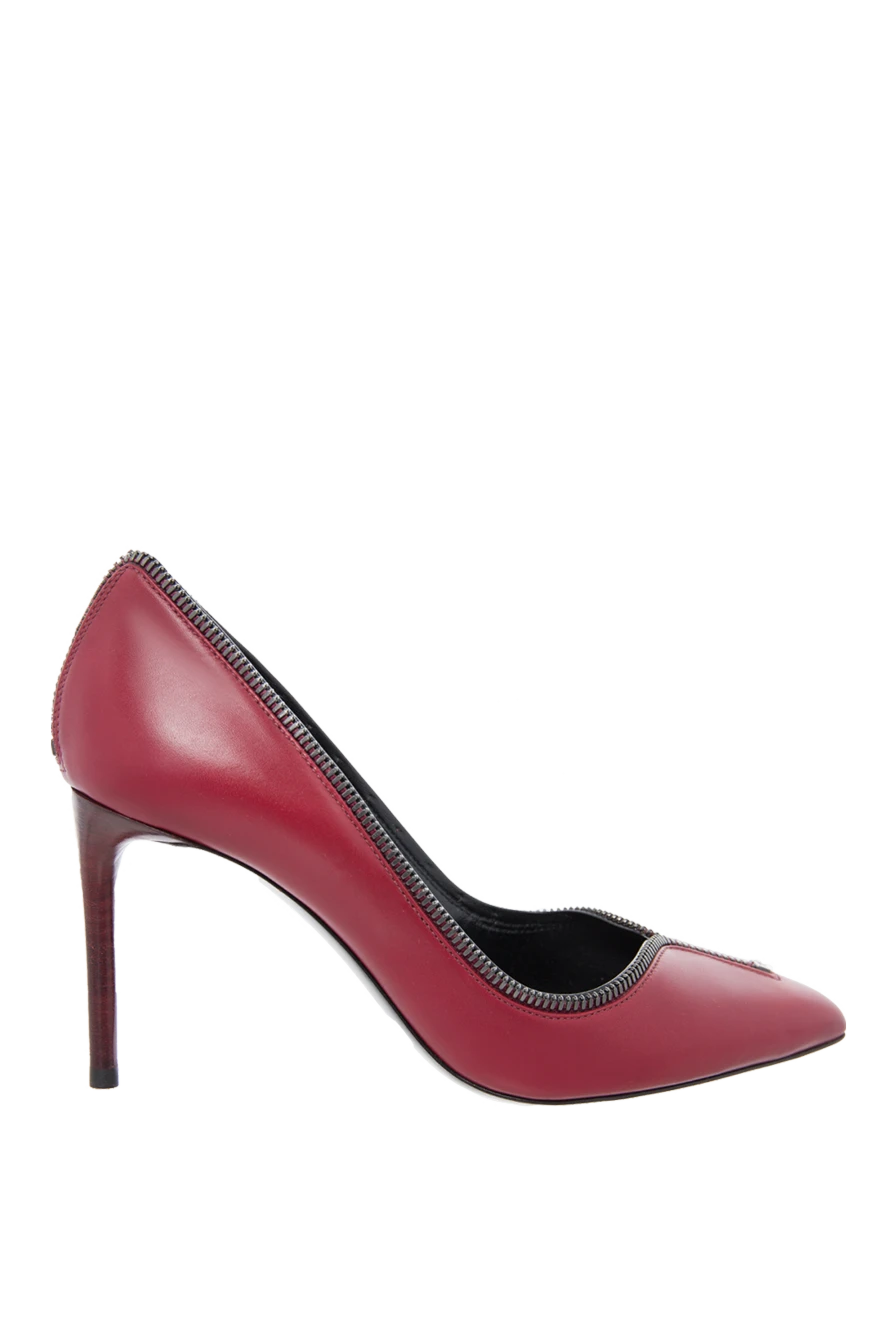 Tom Ford woman burgundy leather shoes for women купить с ценами и фото 139587 - photo 1