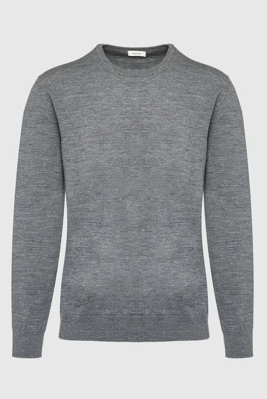 Bilancioni man wool jumper gray for men купить с ценами и фото 139763 - photo 1