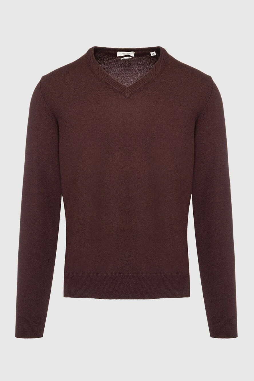 Bilancioni man cashmere jumper brown for men купить с ценами и фото 139777 - photo 1