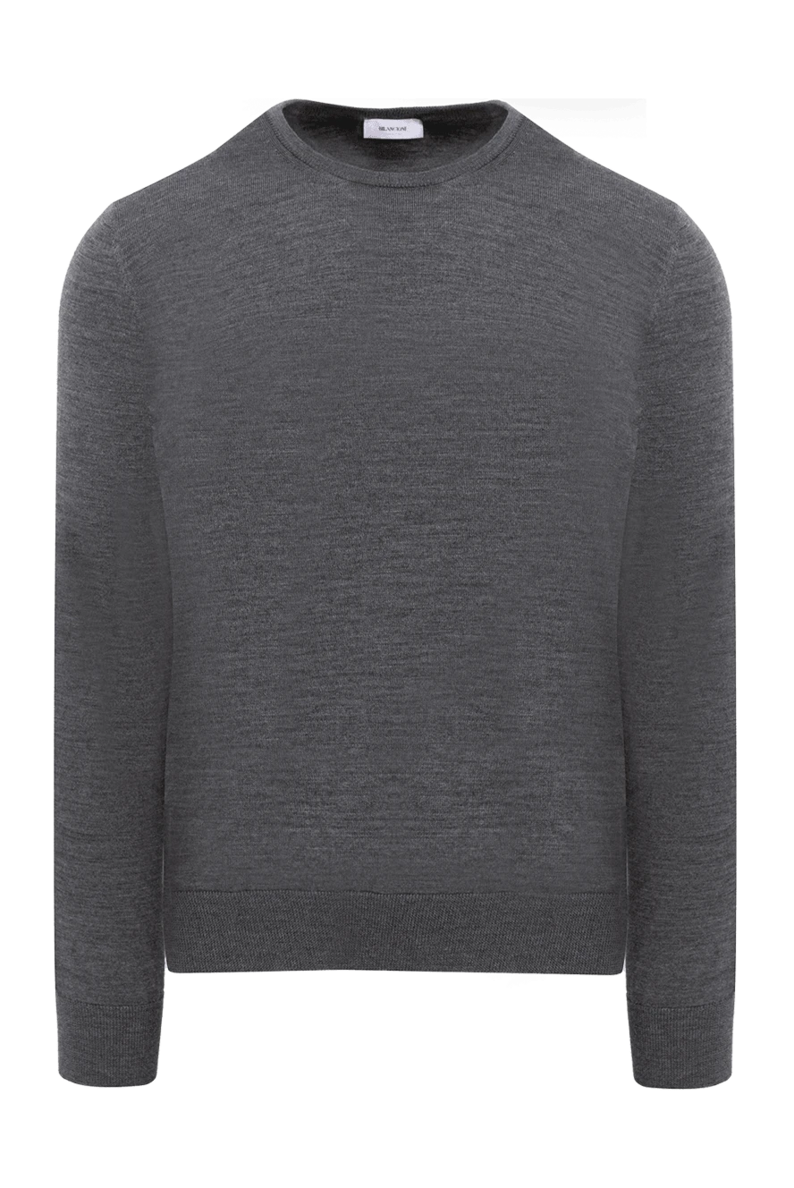 Bilancioni man gray cashmere jumper for men купить с ценами и фото 139792 - photo 1