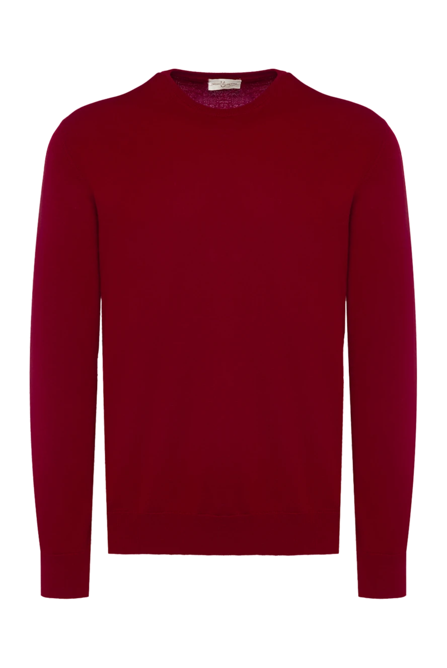 Bilancioni man wool jumper burgundy for men купить с ценами и фото 139797 - photo 1