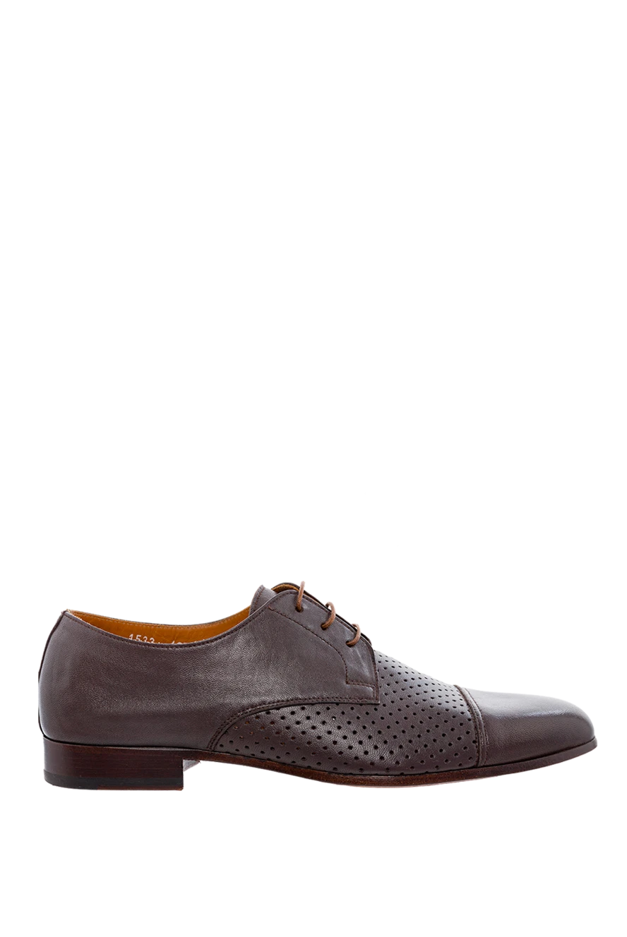 Doucal`s man brown leather men's shoes купить с ценами и фото 139837 - photo 1