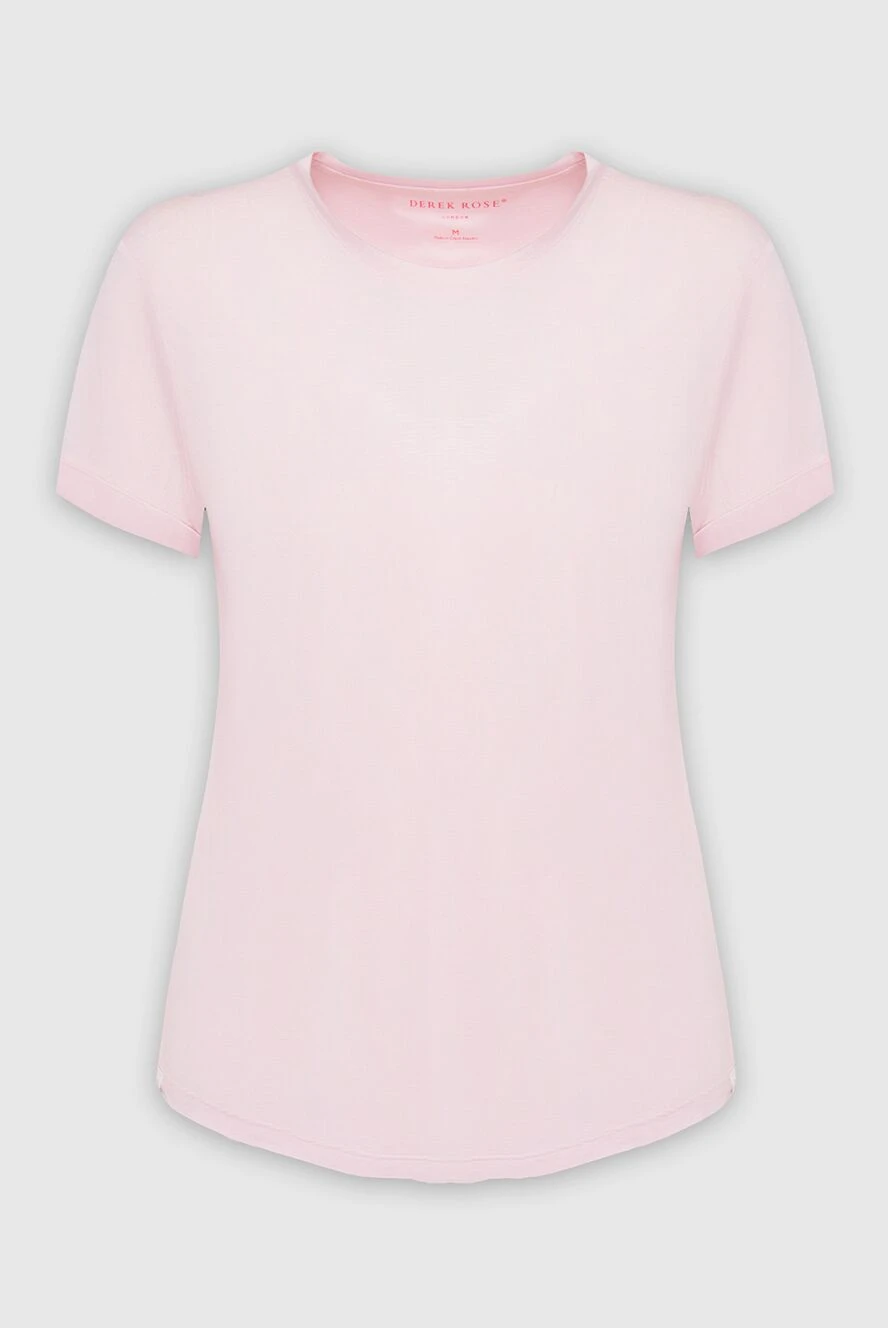 Derek Rose woman pink micromodal t-shirt for women купить с ценами и фото 139862 - photo 1