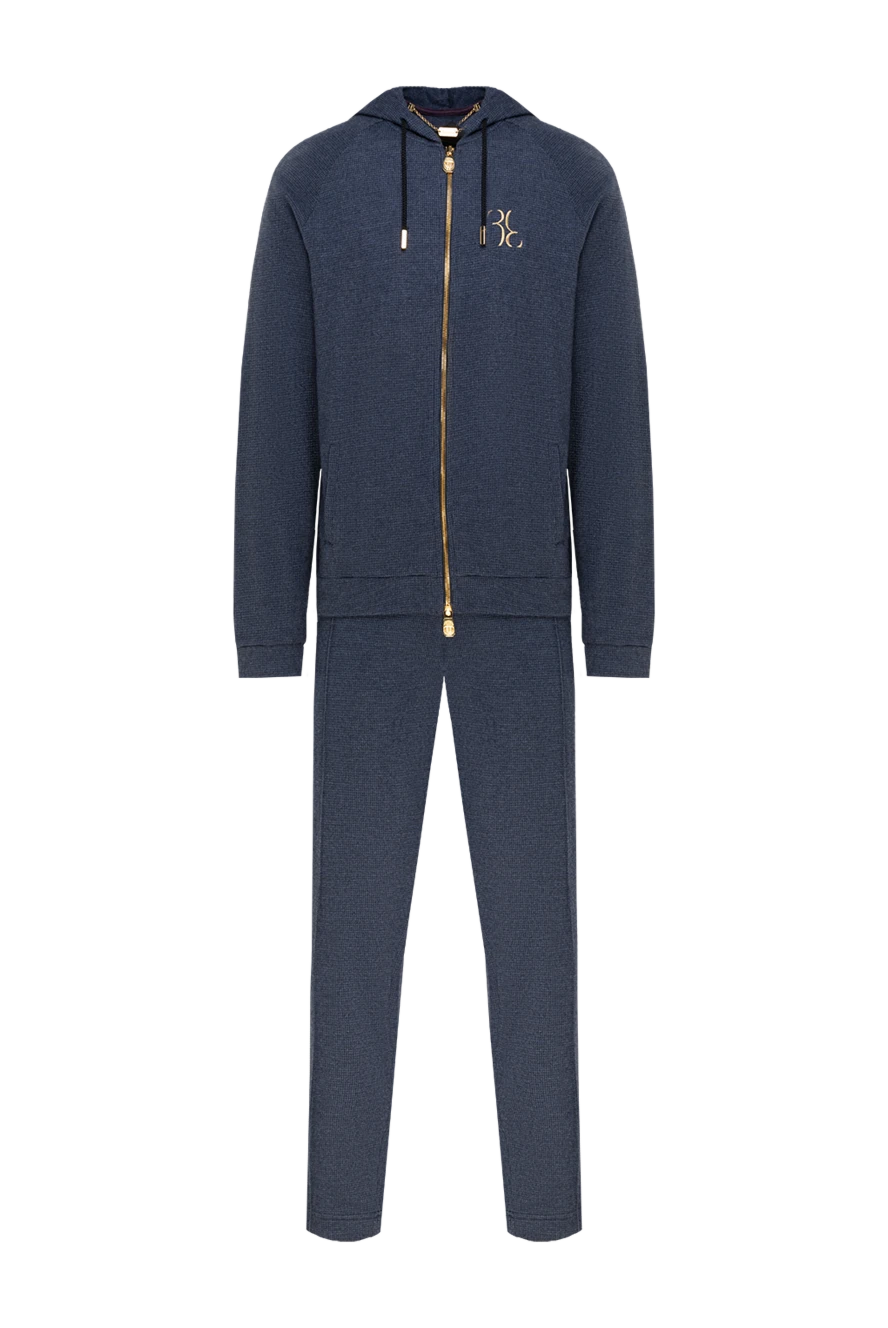 Billionaire man men's cashmere sports suit, blue купить с ценами и фото 139895 - photo 1