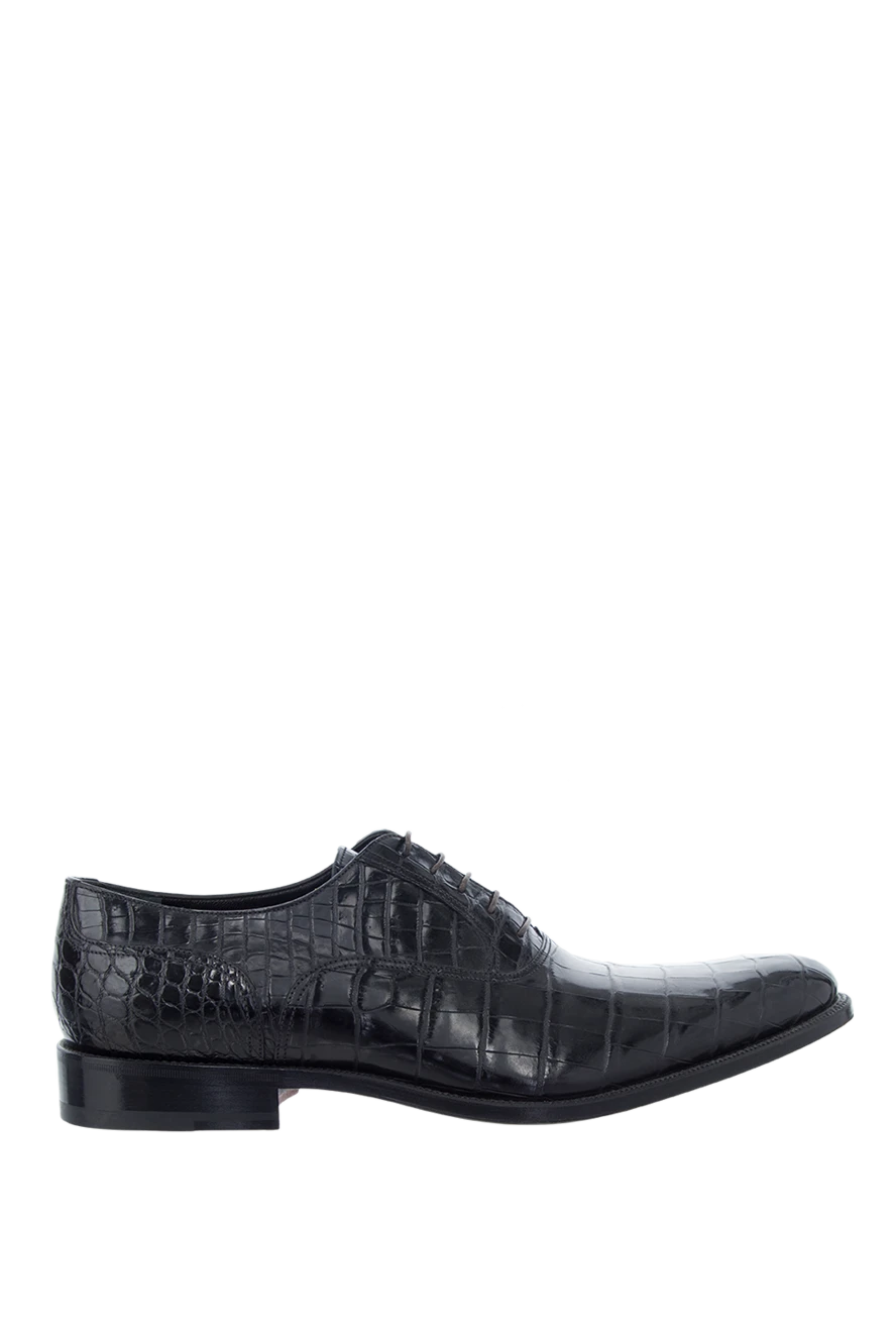 Dami man black crocodile leather men's shoes купить с ценами и фото 139964 - photo 1