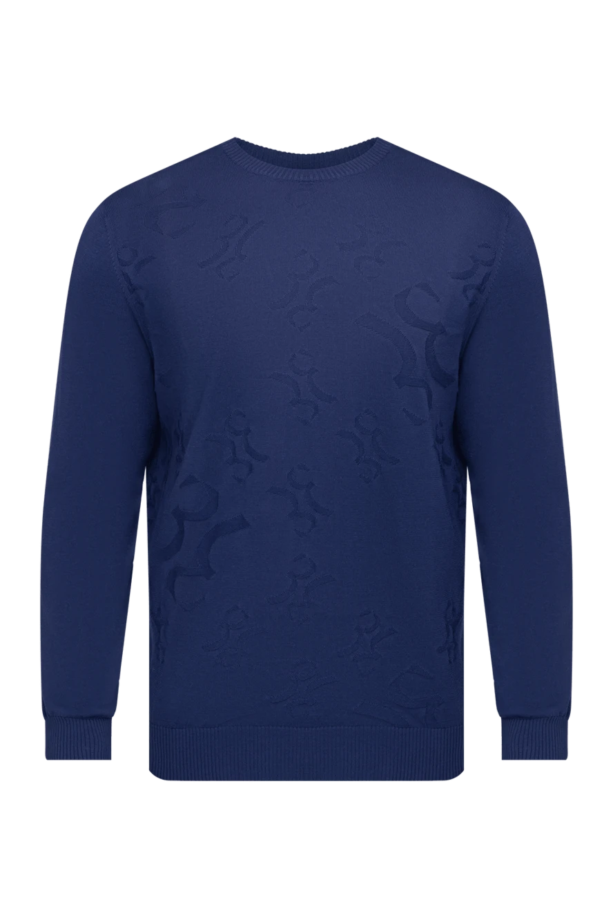 Billionaire man wool jumper blue for men купить с ценами и фото 140045 - photo 1