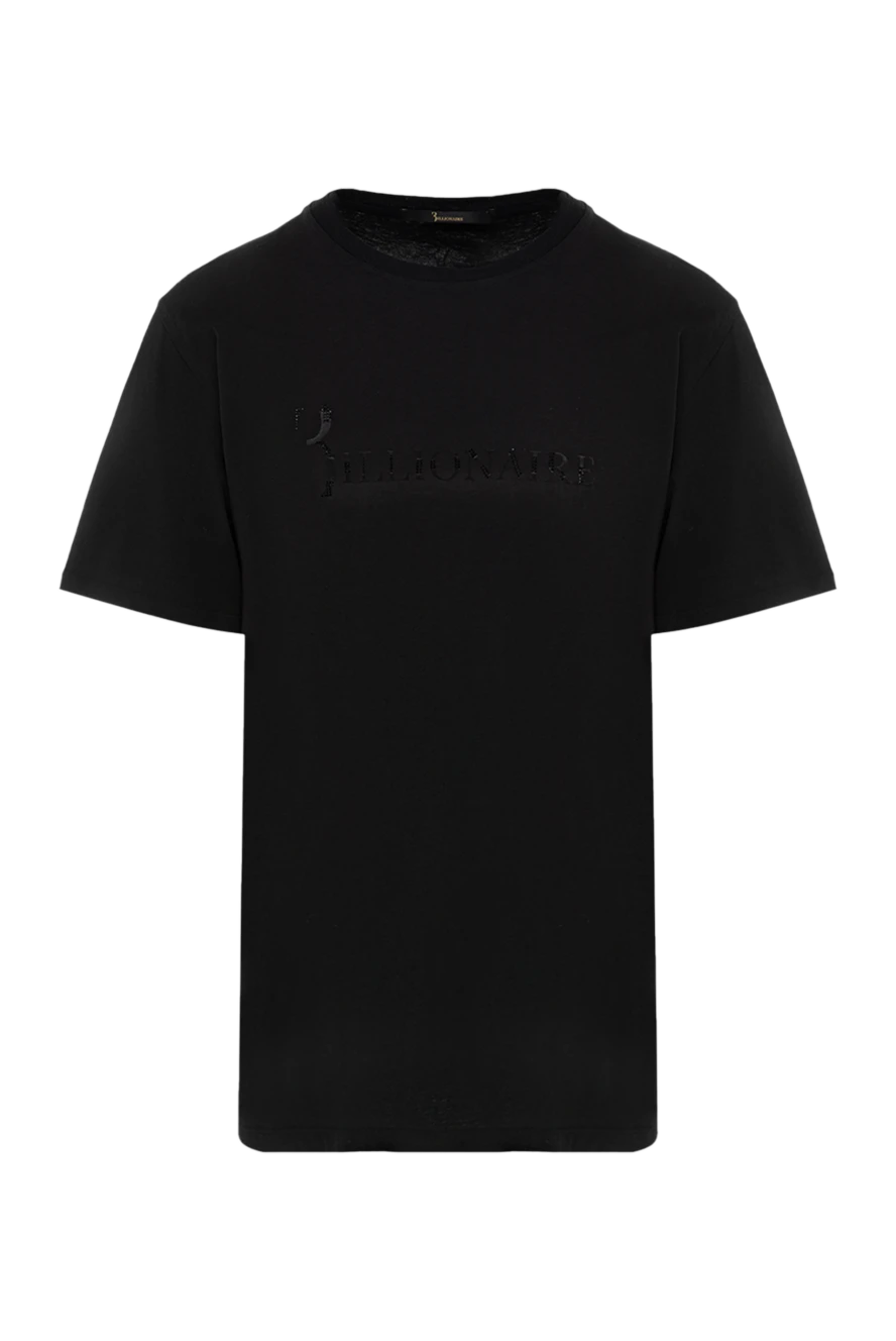 Billionaire man black cotton t-shirt for men купить с ценами и фото 140048 - photo 1