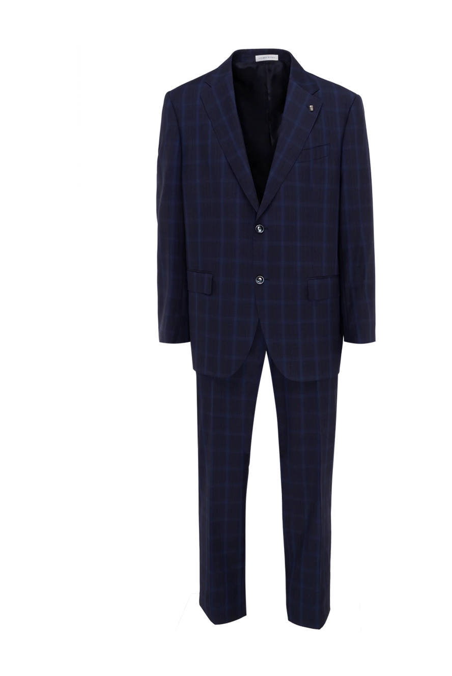 Sartoria Latorre man men's suit made of wool, blue купить с ценами и фото 140088 - photo 1