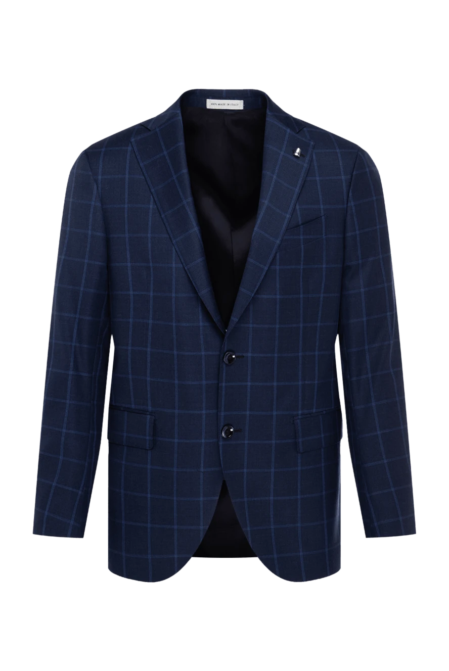 Sartoria Latorre man blue wool jacket for men купить с ценами и фото 140089 - photo 1