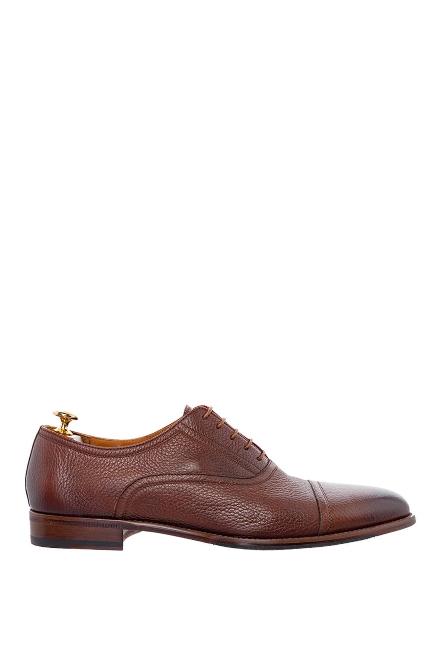 Doucal`s man brown leather men's shoes купить с ценами и фото 140236 - photo 1