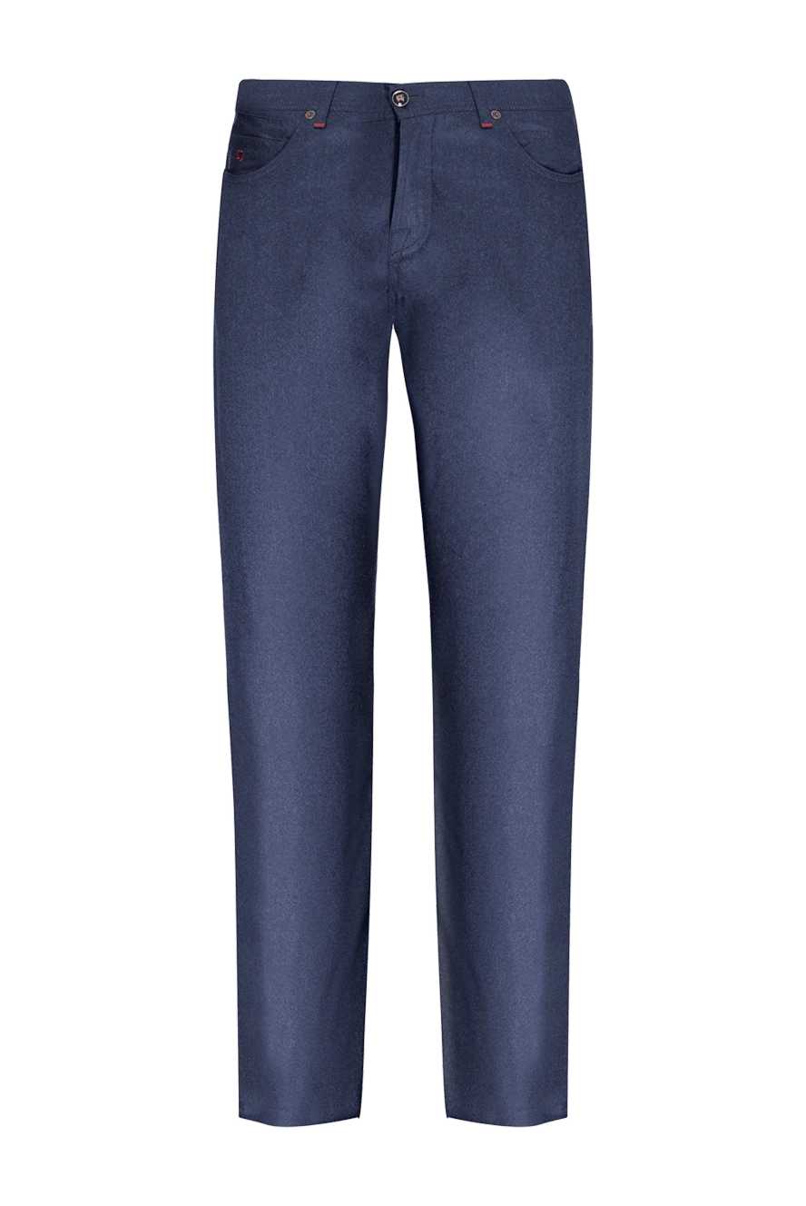 Marco Pescarolo man men's gray wool trousers купить с ценами и фото 140343 - photo 1